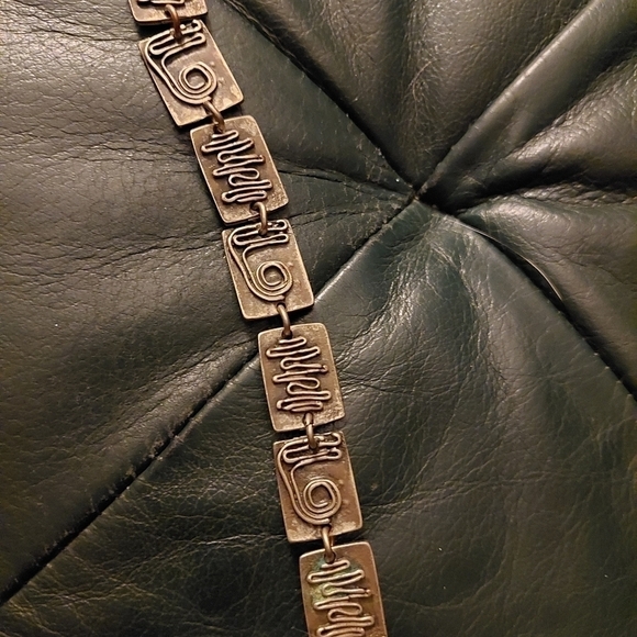 Vintage* Volan/Volar Hand-made Panel Bracelet - Picture 4 of 7